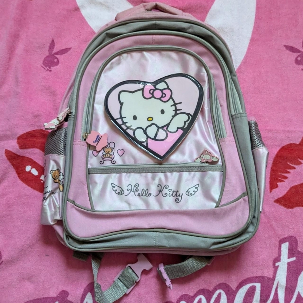 Hello kitty pink angel backpack